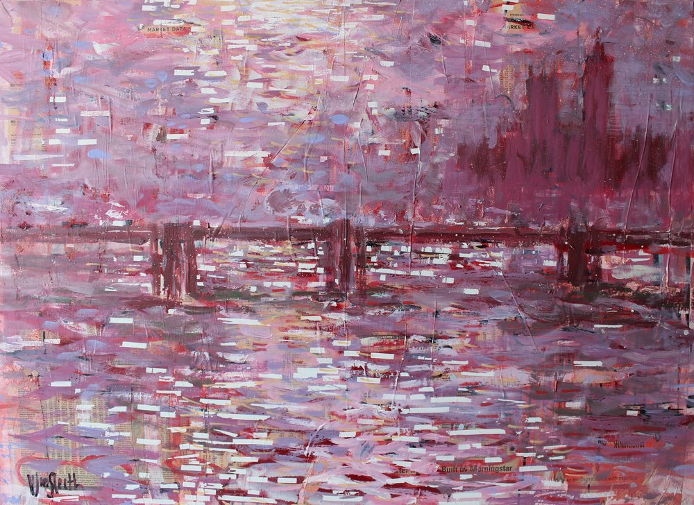 Refleksjoner fra den rosa byen av Wayne Sleeth