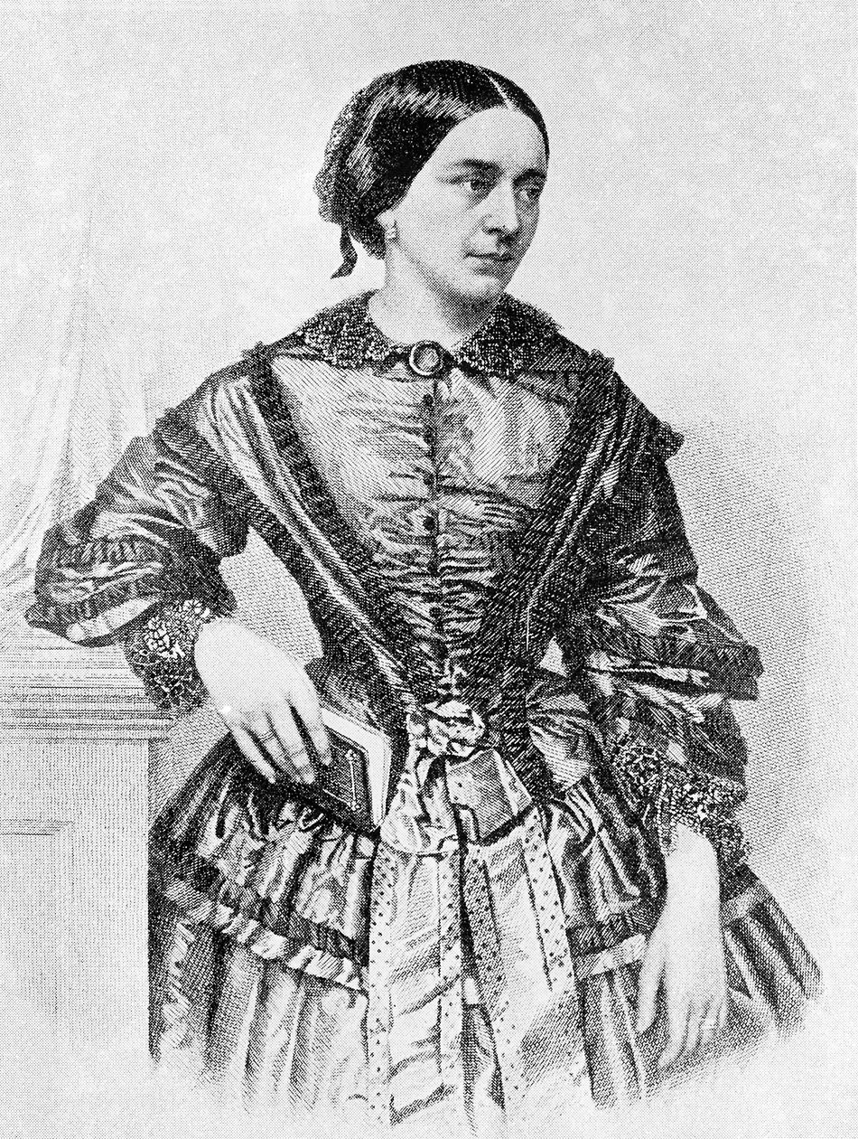 Clara Schumann, kone til Robert Schumann av Unknown