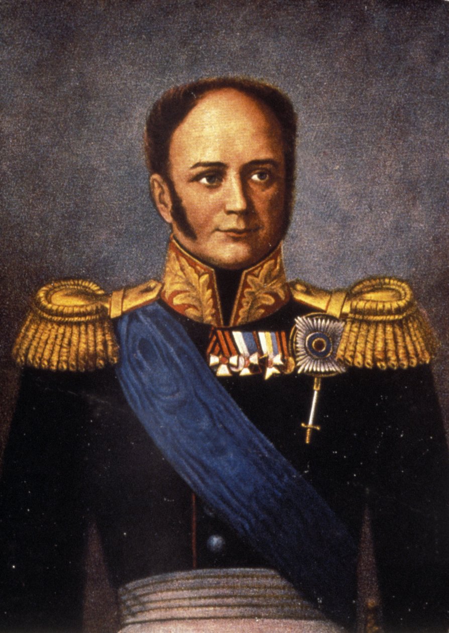 Keiser Alexander I (1777 - 1825). av Unknown