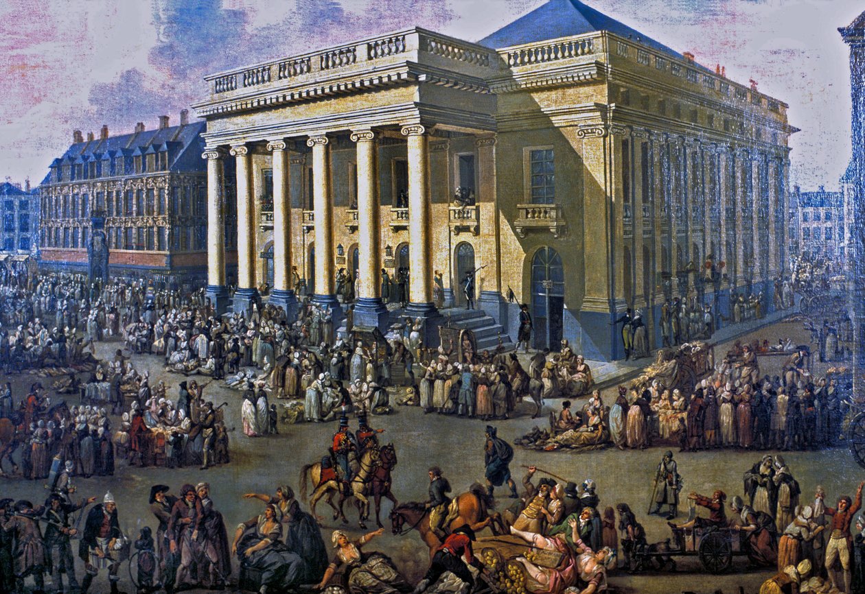 Frankrike - Department of the North (F.59) - Lille - Museum Hospice Comtesse - Louis Joseph Watteau, kjent som Watteau of Lille (1731-1798): Lille, stedet for teatret av Unknown