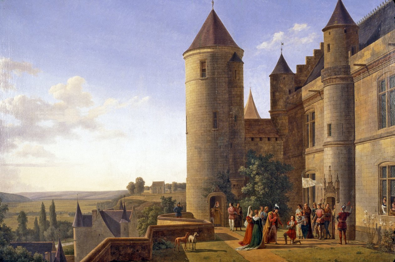 Indre & Loire N* 183 - Chateau de Loches - Møte mellom Charles VII og Jeanne d