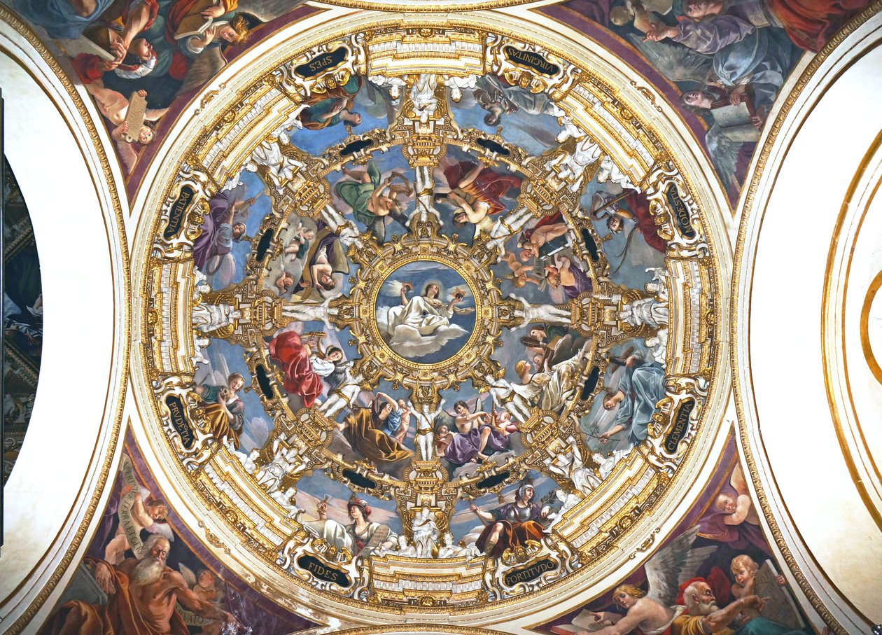 Interiør av Madonna della Ghiara, Reggio Emilia, Emilia-Romagna, Italia av Unknown