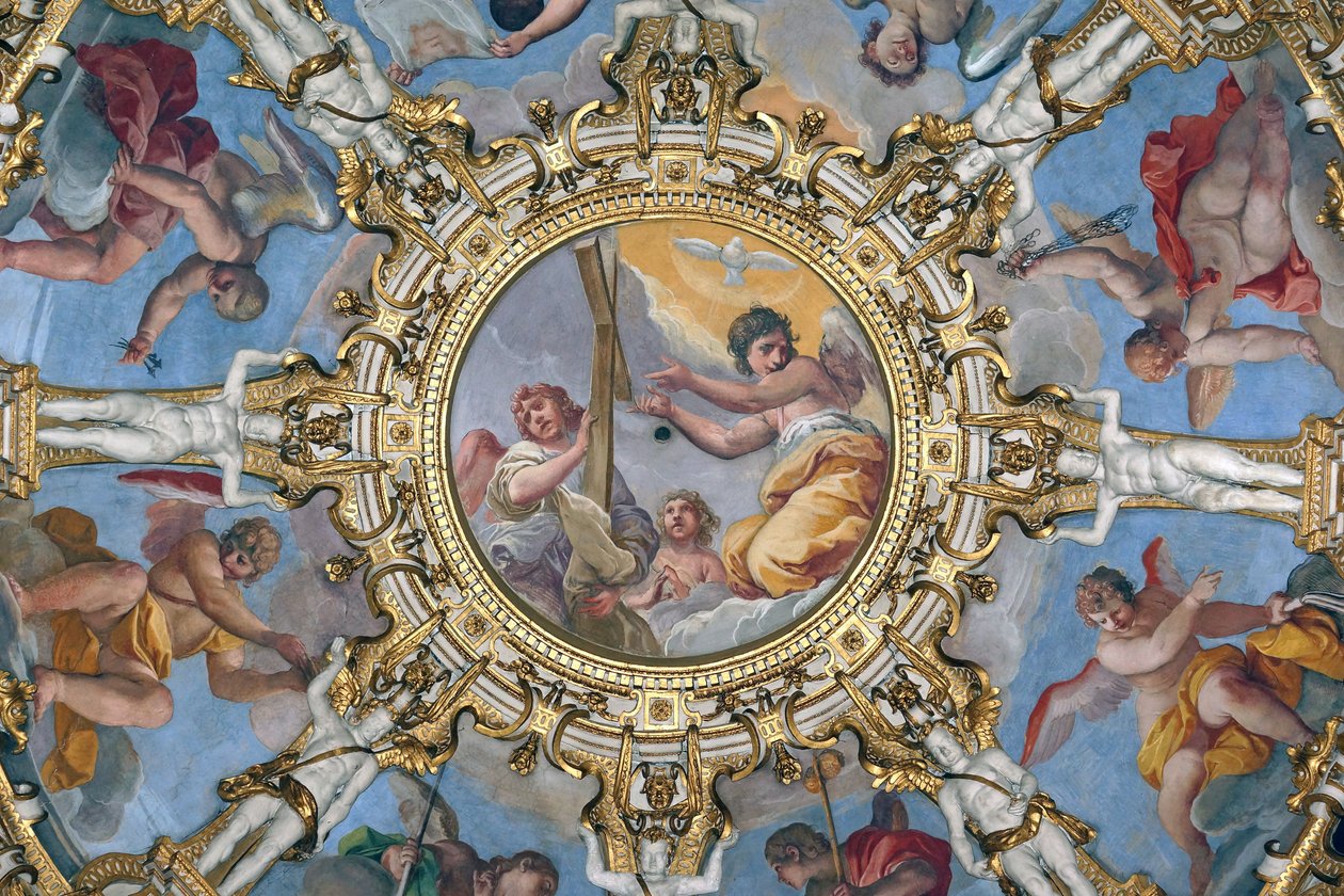 Interiør av Madonna della Ghiara, Reggio Emilia, Emilia-Romagna, Italia av Unknown