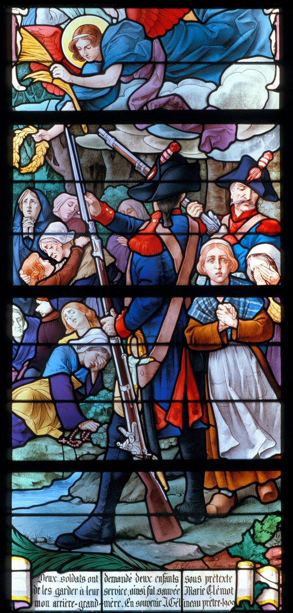 Loire Atlantique N* 103 - Nantes - Musee Dobree - Temporary Expo - "" Glassmalerier og krigen i Vendée"" av Unknown