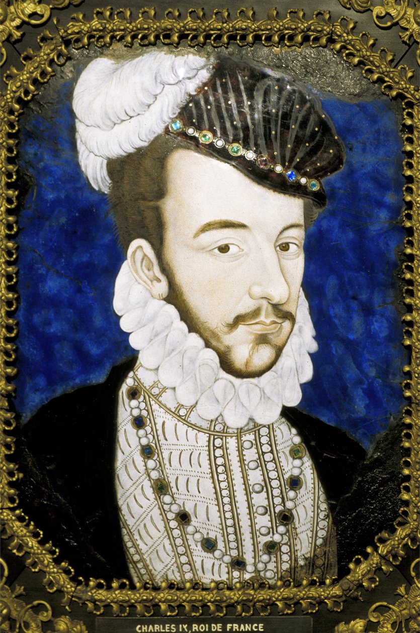 Metz (avdeling 57) - Museum - Emalje av Limoges fra 1500-tallet - som representerer kong Charles IX av Unknown