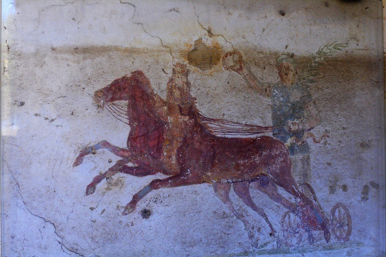 Maleri av domusen til Aurige Ancient OstiaItalia av Unknown