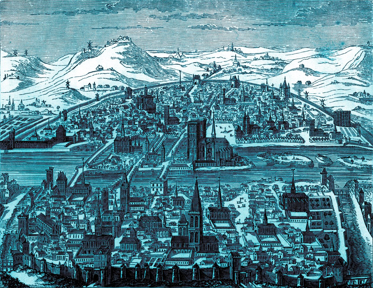 Paris i 1607 av Unknown