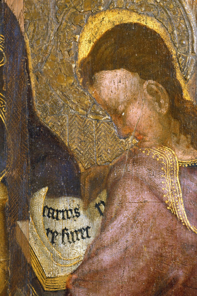 Picardie 080 - Laon - Museum - "" The Apotres"" (detalj) - Master of the Hours of Rohan - oljemaleri på eik fra 1400-tallet av Unknown