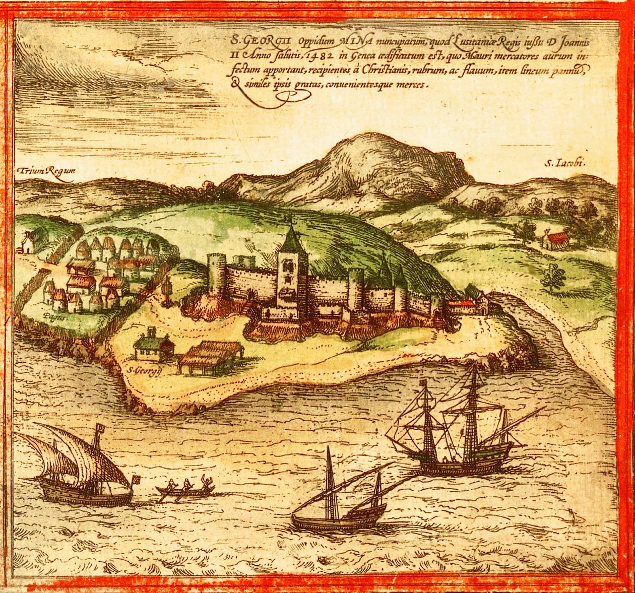St Georges Castle, Elmina Cape Coast, Vest-Afrika av Unknown