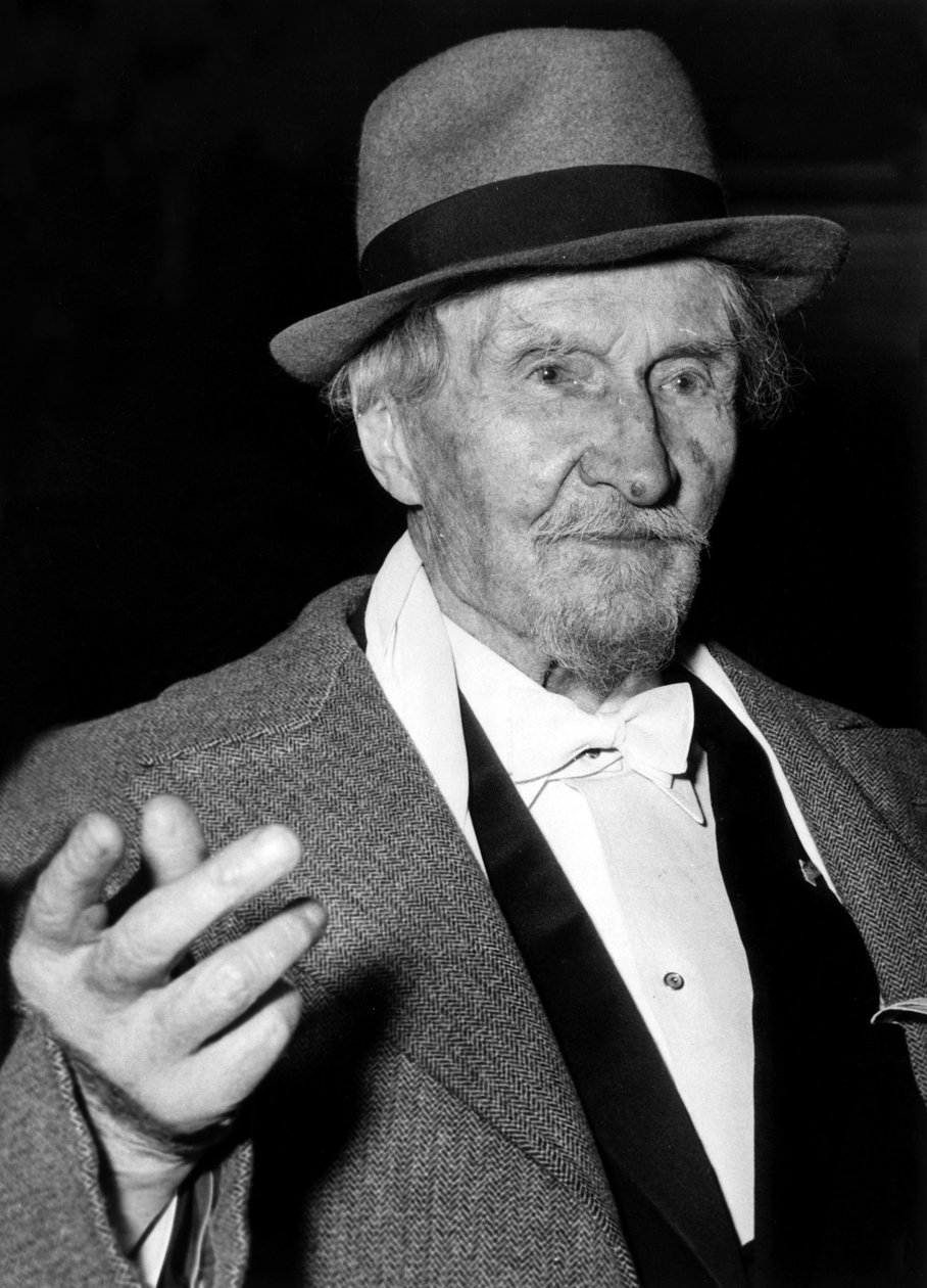 Den franske komponisten Gustave Charpentier (1860-1956) C. 1950 av Unknown