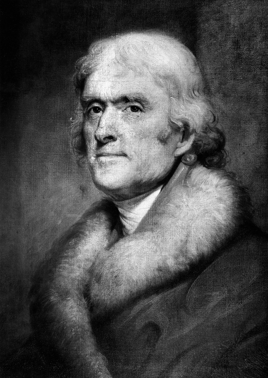 Thomas Jefferson av Rembrandt Peale av Unknown