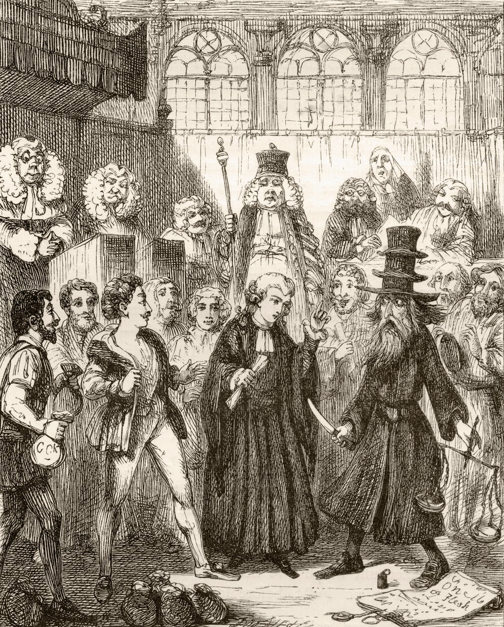 Illustrasjon etter George Cruikshank for diktet 