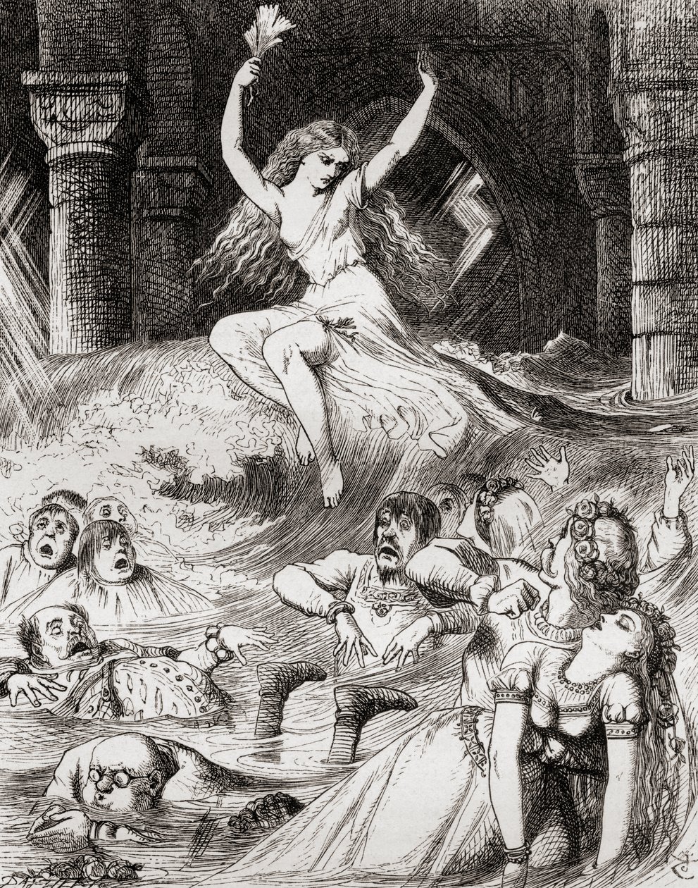 Illustrasjon etter J. Tenniel for diktet 