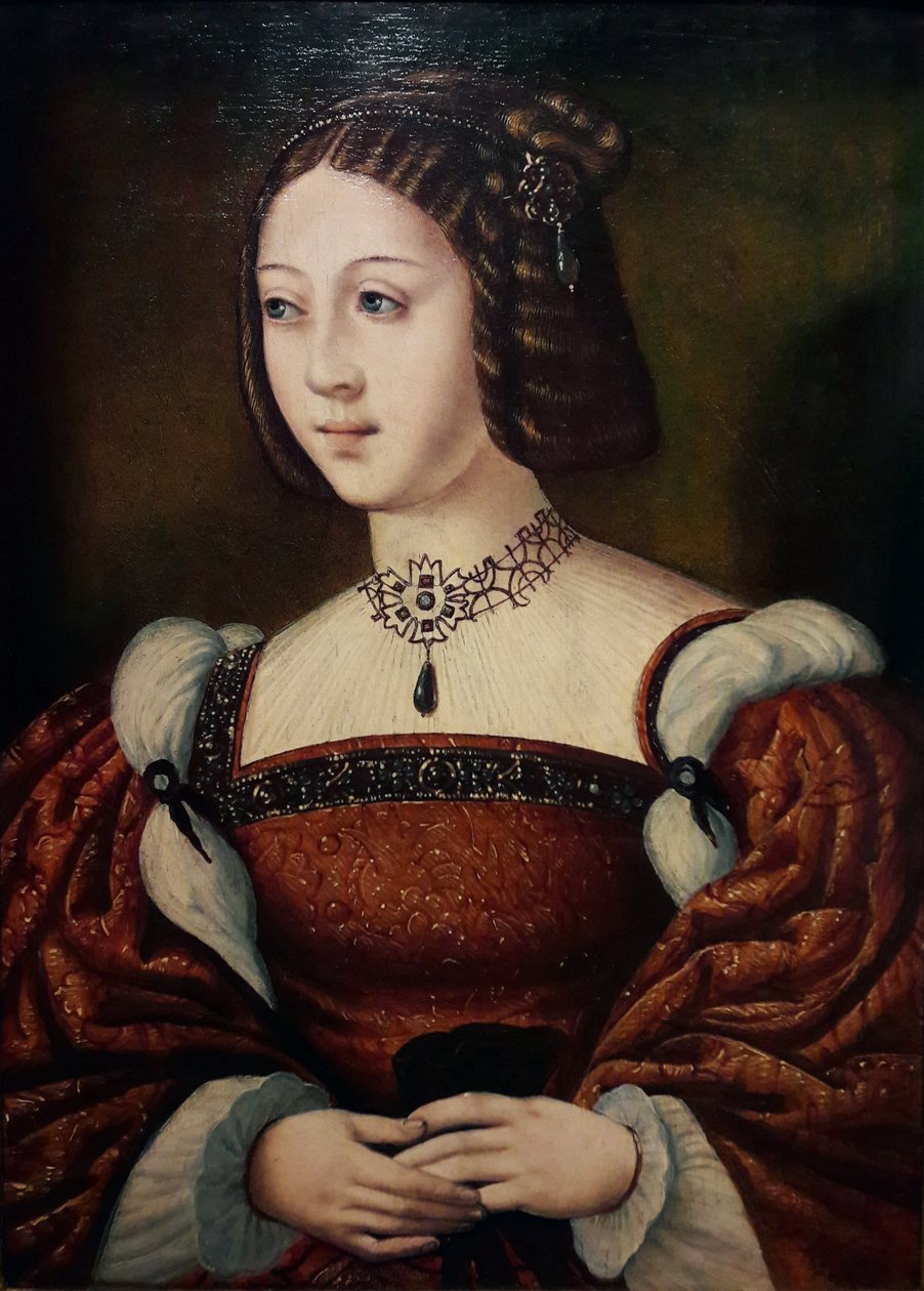 Portrett av Isabella av Portugal (1503-1539) av Anonymous