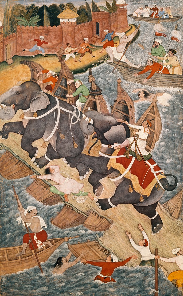 Akbar temmer den vilde elefanten, Hawa