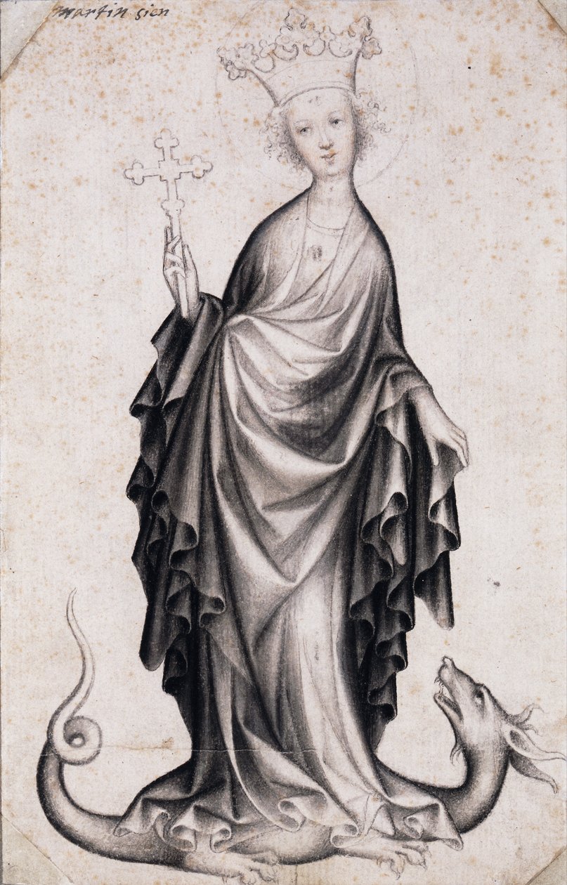 Den hellige Margaret av Bohemian Master