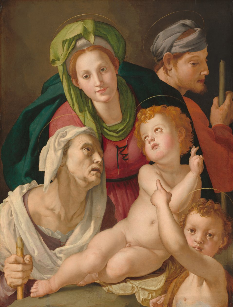 Den hellige familie av Agnolo Bronzino