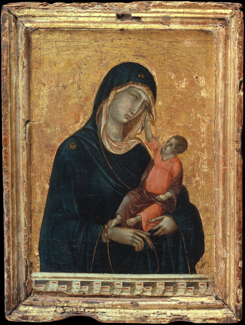 Madonna og barn av Duccio di Buoninsegna