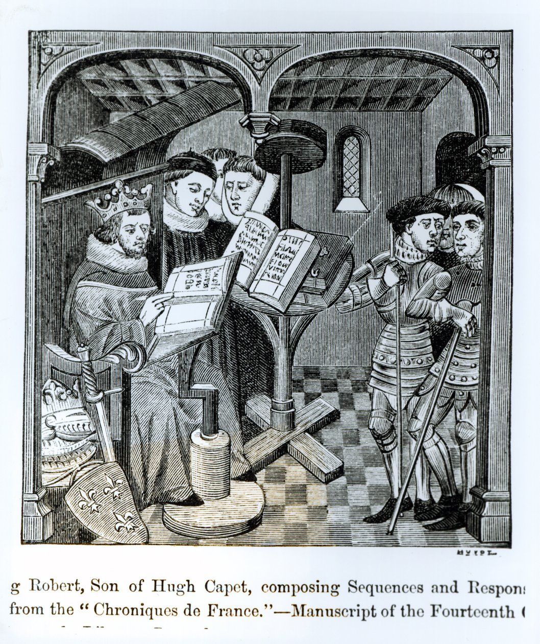 Kong Robert II (970-1031) sønn av Hugh Capet (ca. 944-996) komponerer Sequences and Responses, fra 