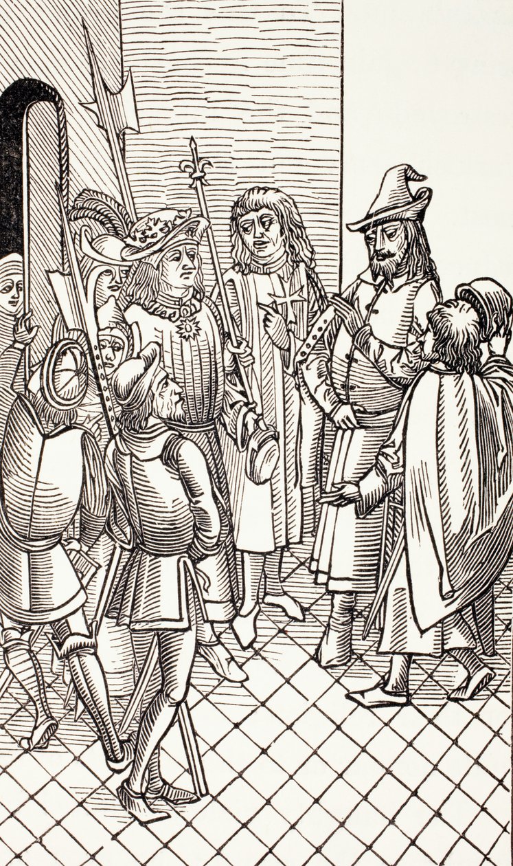 Prins Cem, Pretender til den osmanske tronen, blir overlevert til Charles VIII, konge av Frankrike, fra 