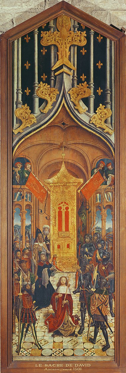 The Coronation of David, ca. 1501 (se også 232666) av French School