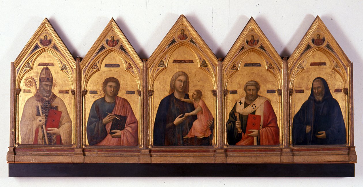 Polyptych av Badia av Giotto di Bondone