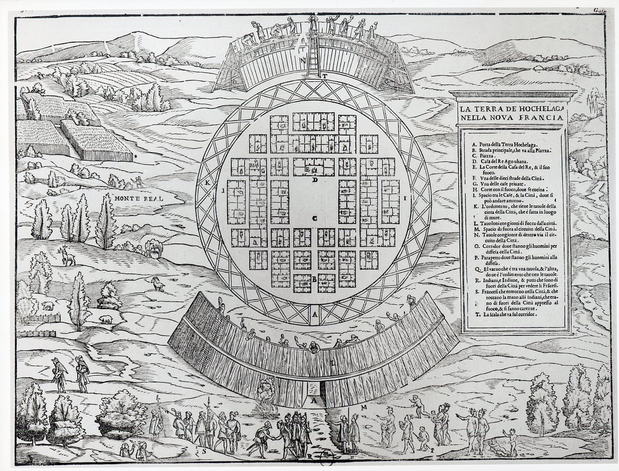 Foundation of Hochelaga (Montreal), fra 
