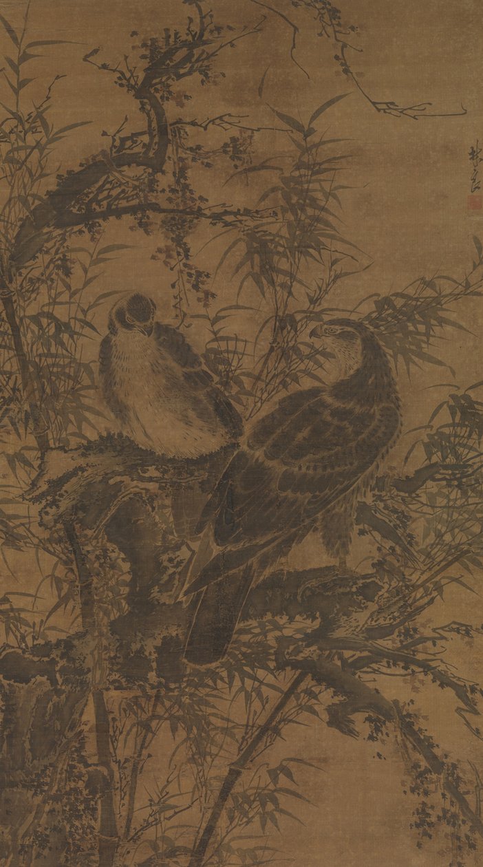 To hauker i en thicket av Lin Liang