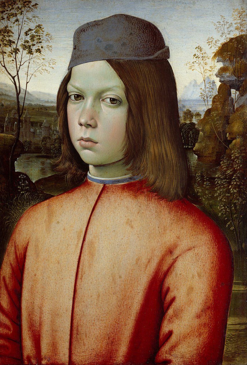 Portrett av en gutt av   Pinturicchio