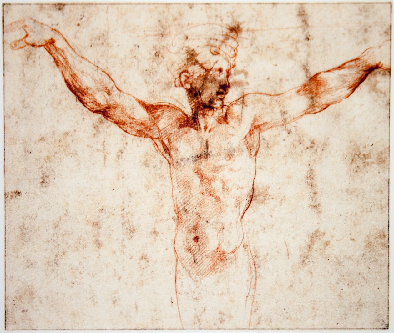 Herm med utbredte armer av Raffaello Sanzio Raphael