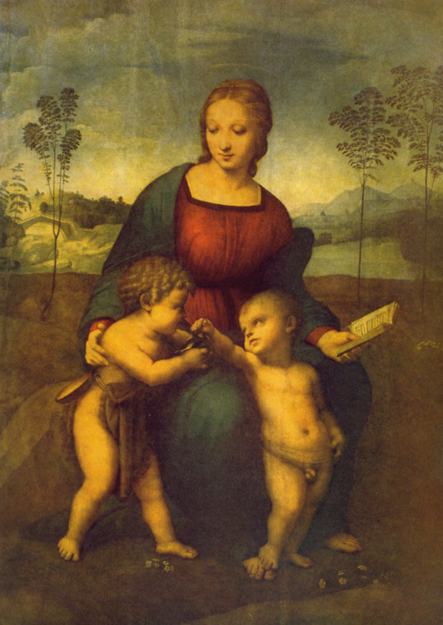 Madonna av gullfinken av Raffaello Sanzio Raphael