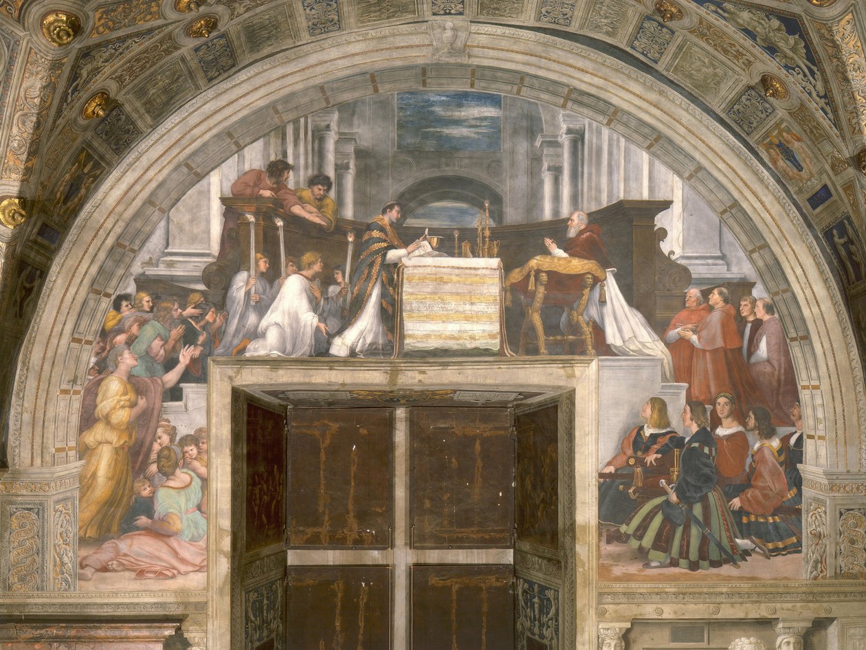 Messe av Bolsena av Raffaello Sanzio Raphael