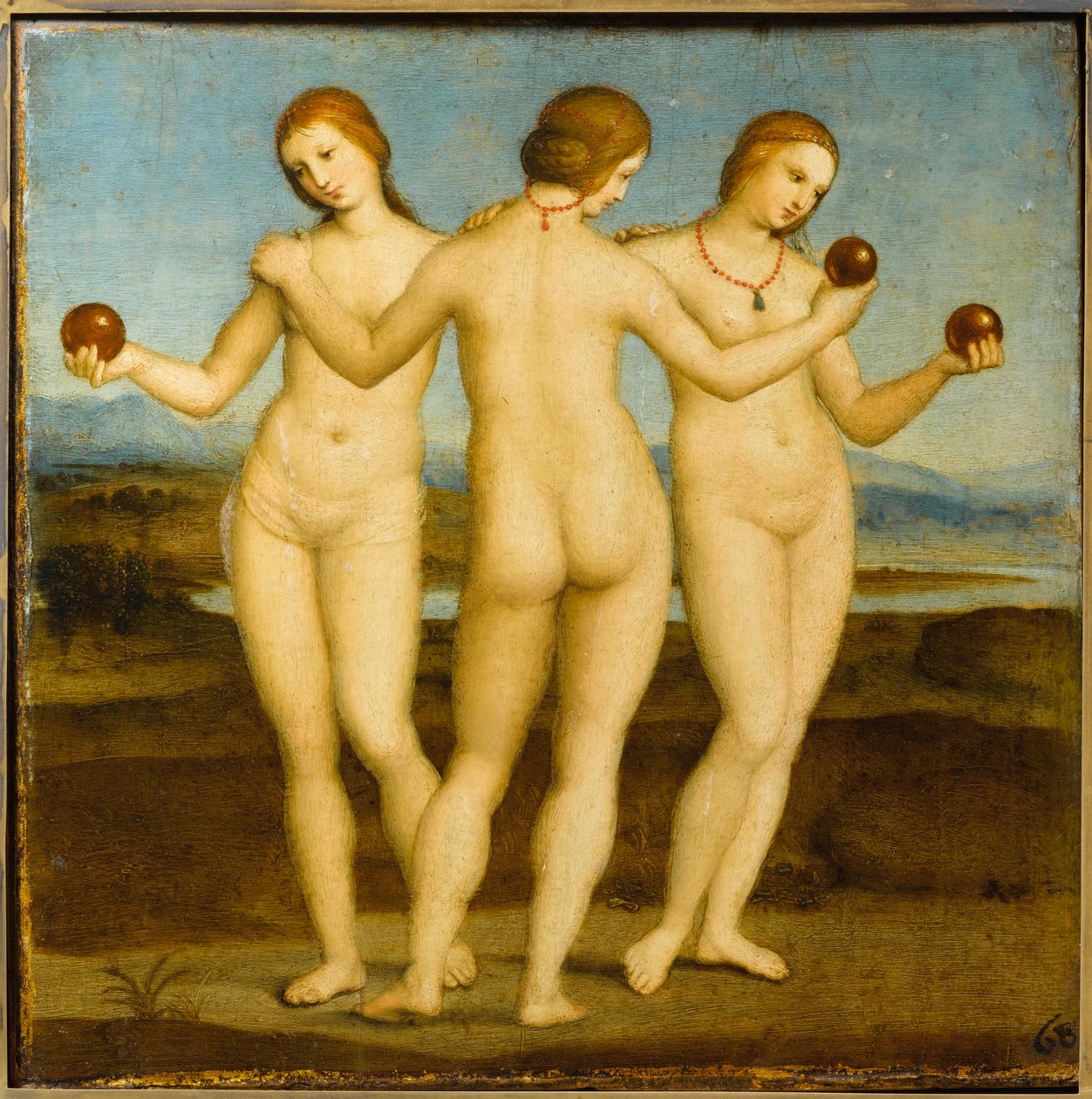 De tre nådene av Raffaello Sanzio Raphael