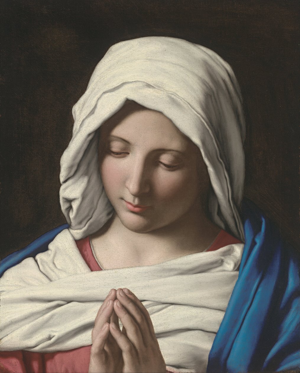 Madonna i bønn av Giovanni Battista Salvi da Sassoferrato