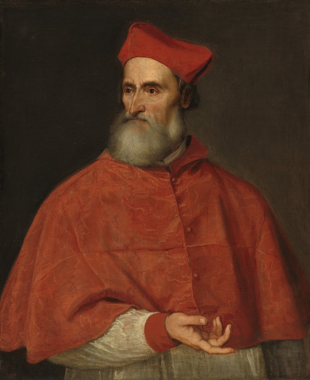 Portrett av Pietro Bembo Cardinal av Tiziano Vecelli