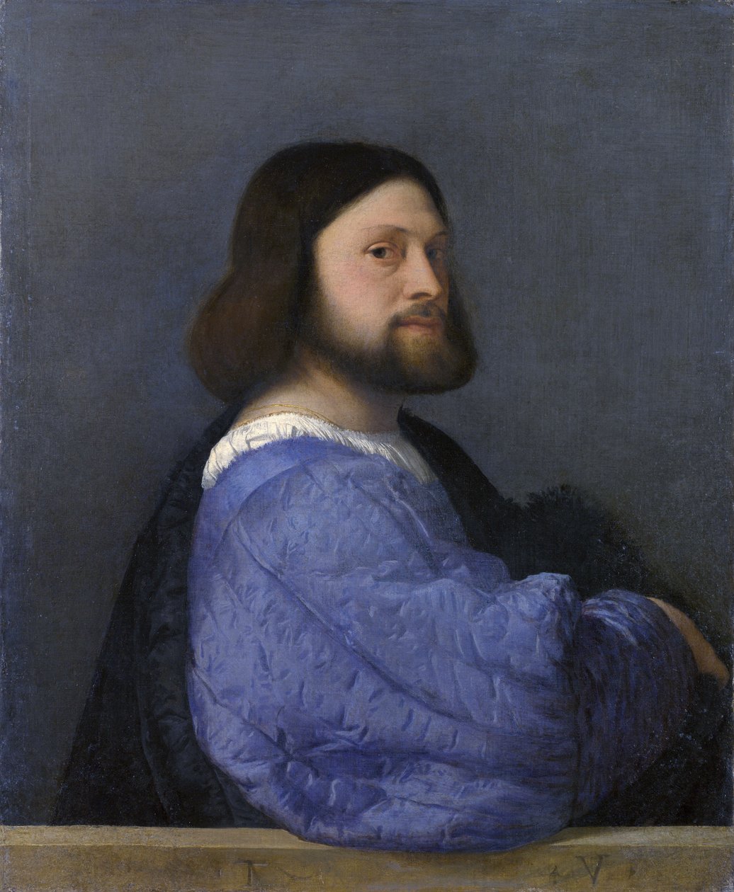 Portrett av en mann av Tiziano Vecelli