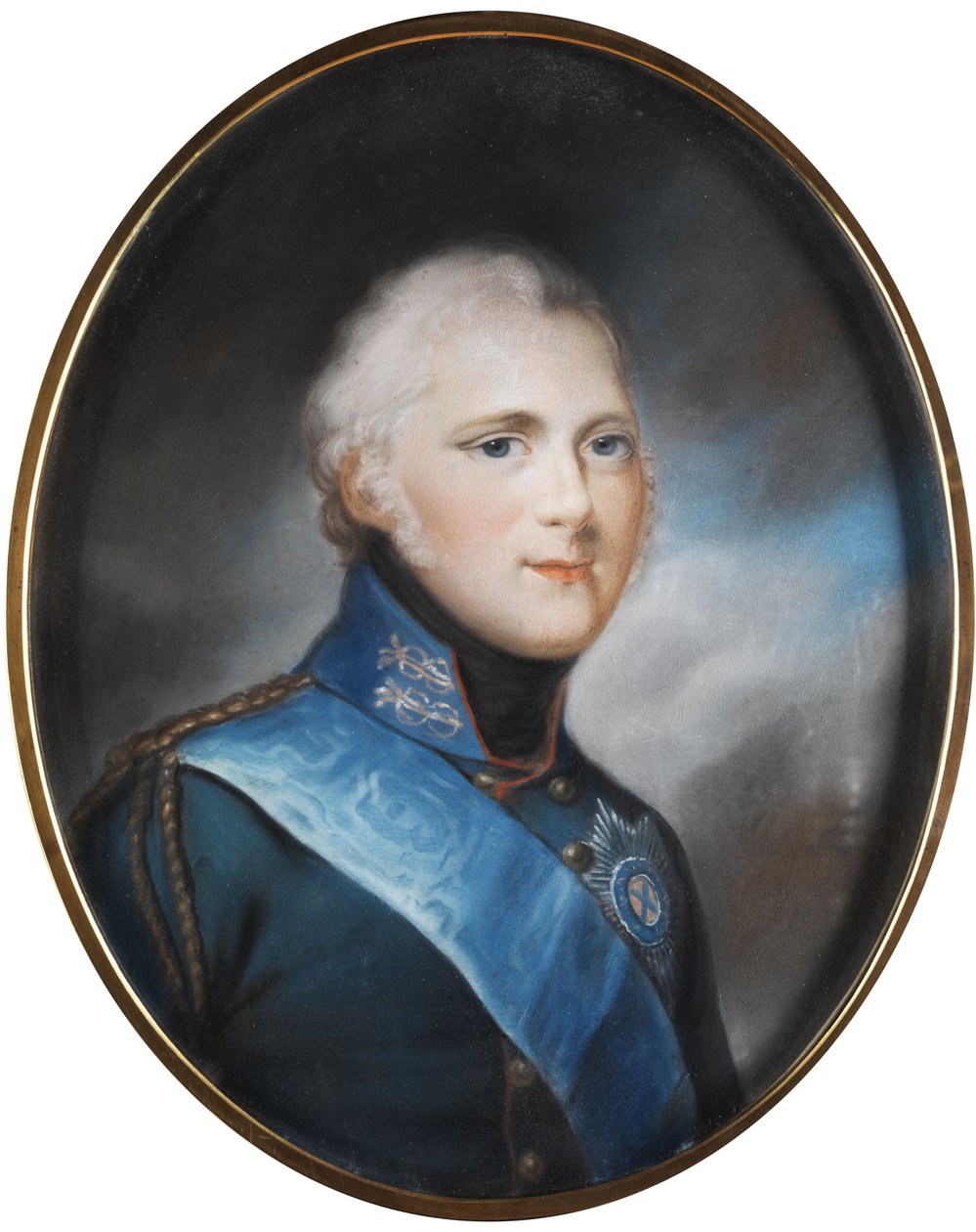 Den fremtidige keiseren i Russland, tsar Alexander I. Pavlovich Romanov. av Unknown