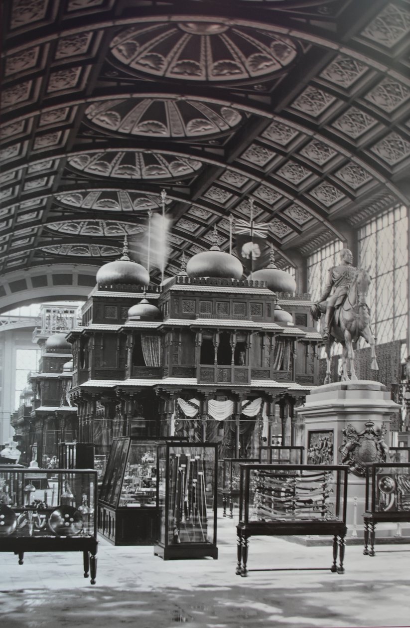 Den indiske paviljongen under den universelle utstillingen i 1878 av Unknown