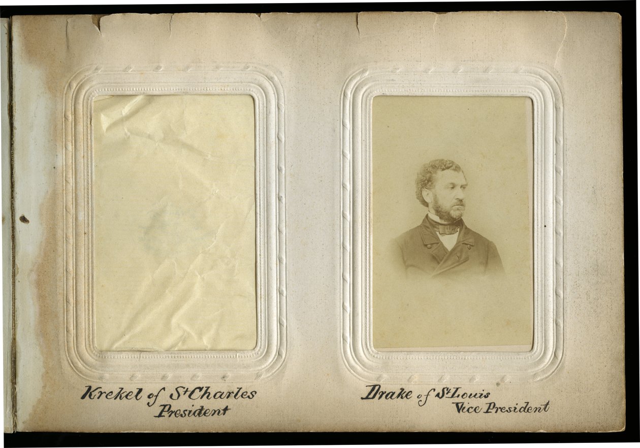 Missouri Constitutional Convention of 1865 Albumside med Charles D. Drake av Unknown