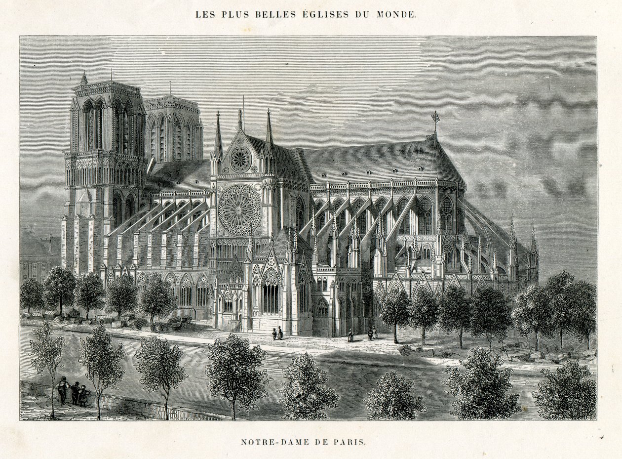 Notre Dame i Paris av Unknown