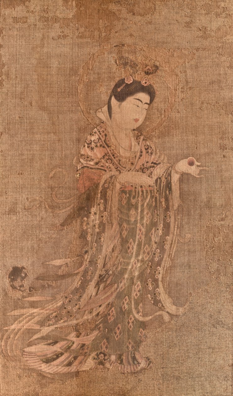 Portrett av Kichijōten av Unknown