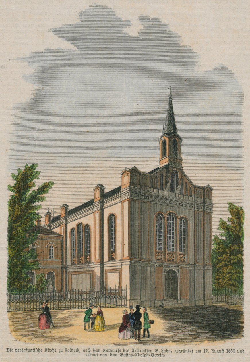 Primož Trubar kirke i Ljubljana av Unknown
