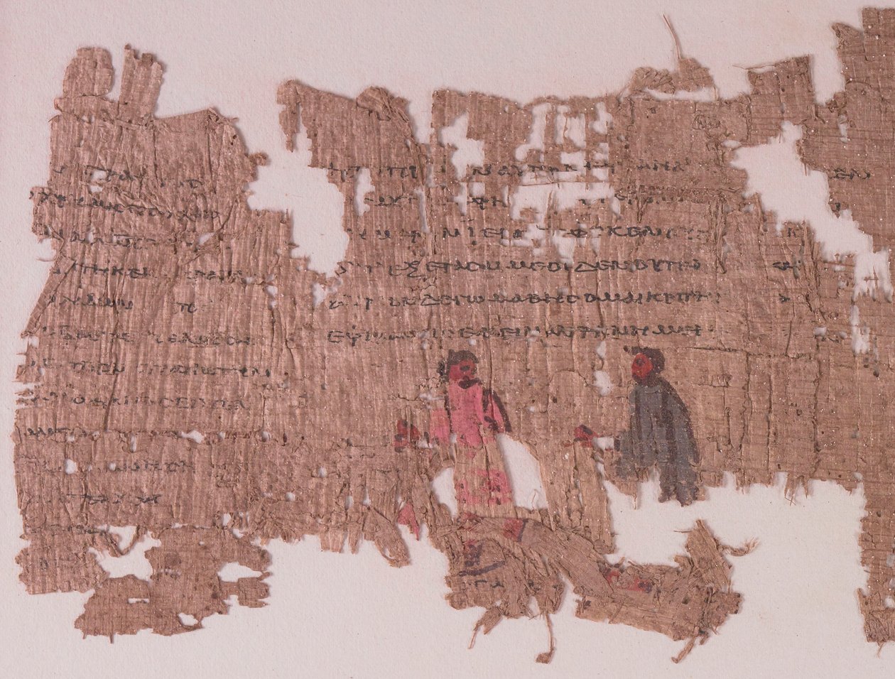 Romantisk papyrus (venstre) av Unknown