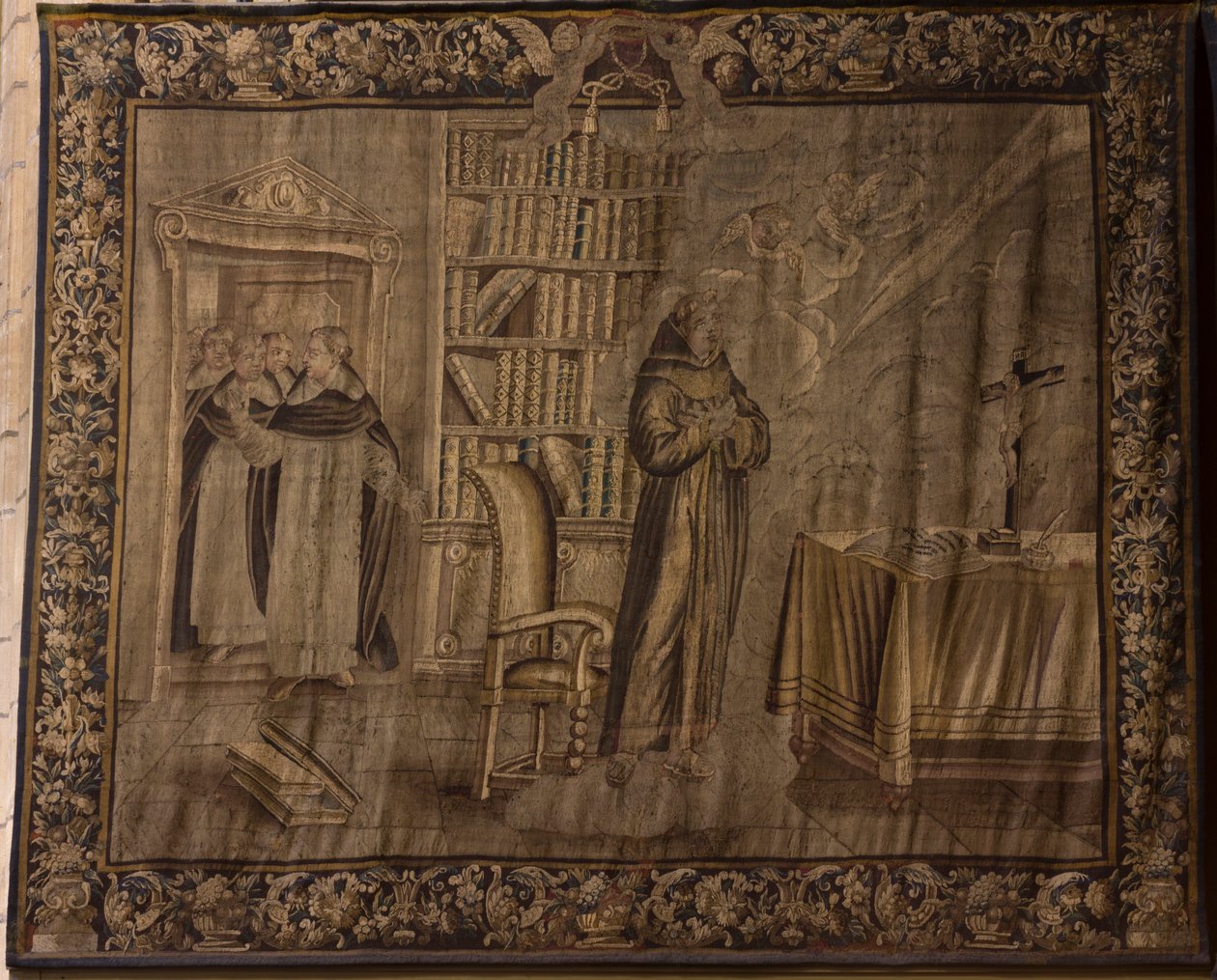 Saint Bonaventure i bønner av Unknown