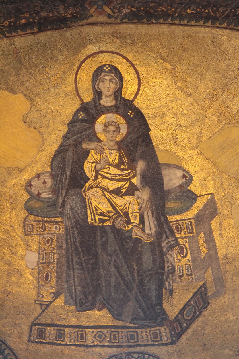 Theotokos i Hagia Sophia av Unknown