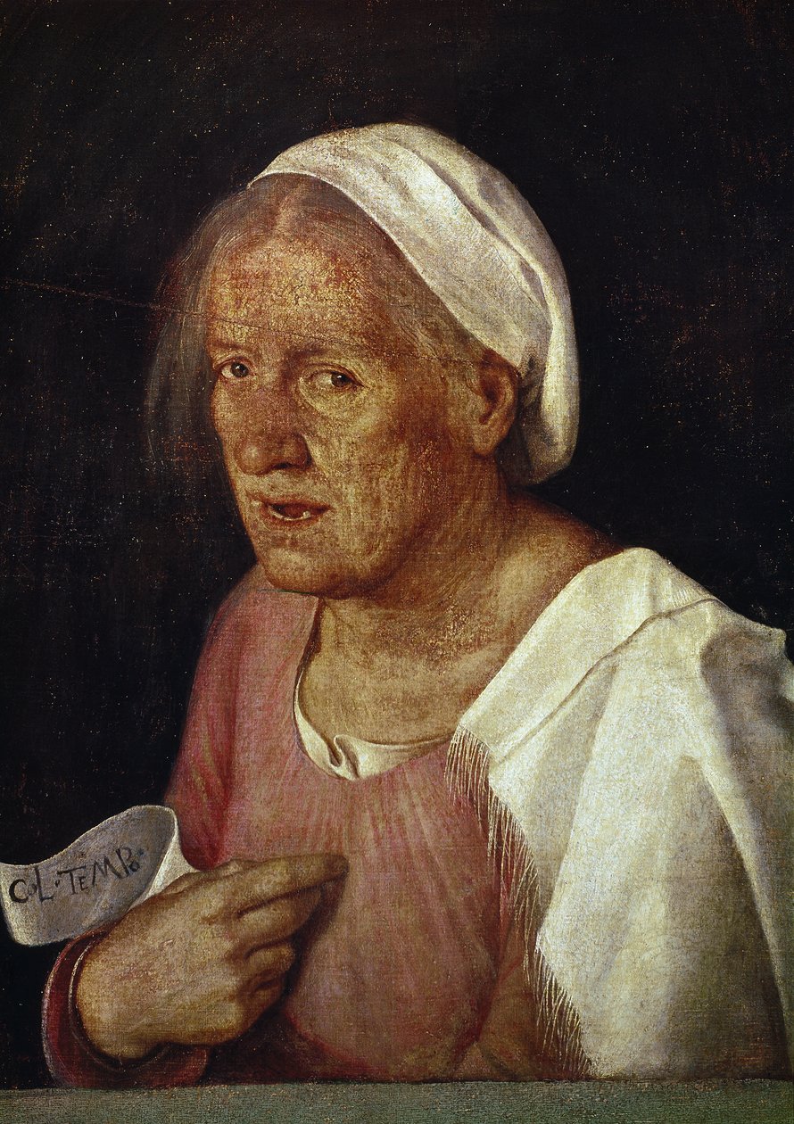 La Vecchia (Den gamle kvinnen), etter 1505 (olje på lerret) av Giorgione