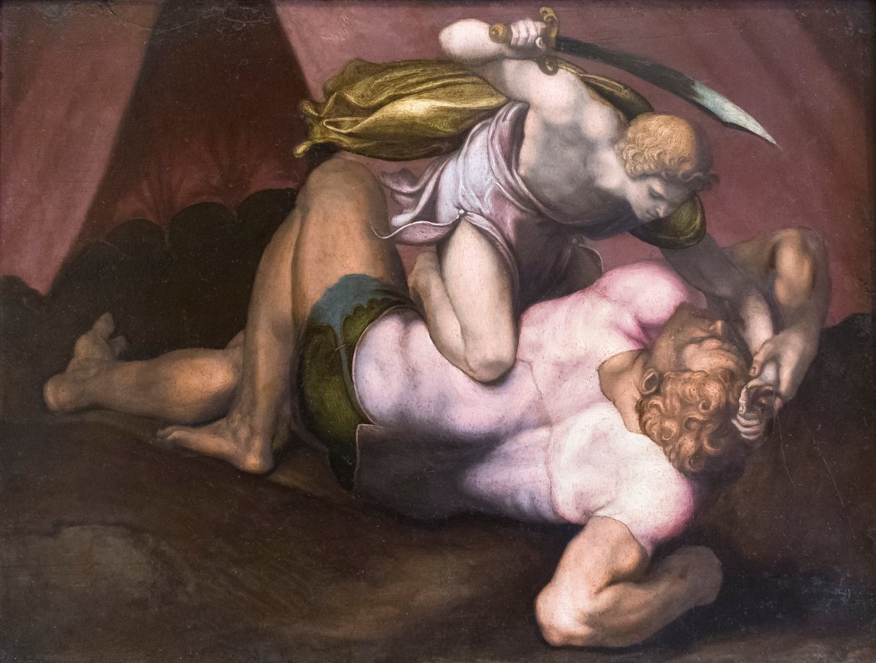 David og Goliat av (1509 66) Daniele da Volterra