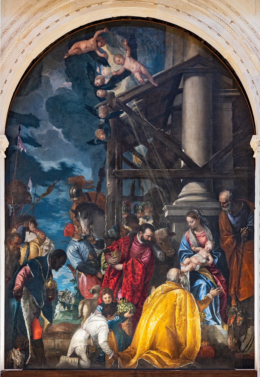 Tilbedelse av magiene av (1528 88) Veronese