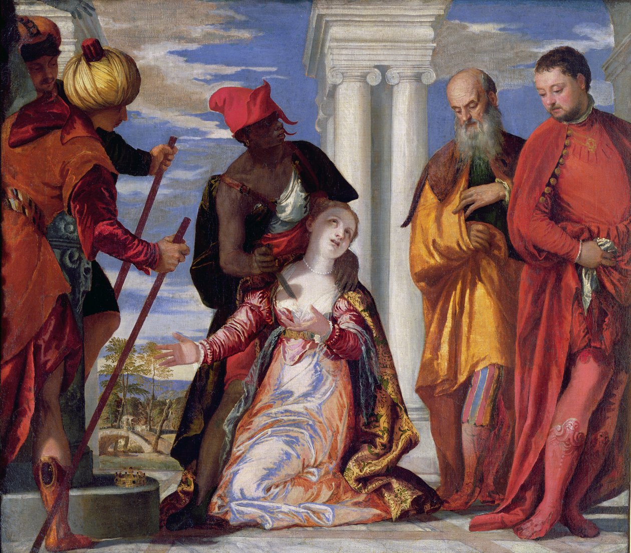 The Martyrdom of St. Justine, ca. 1555 (olje på lerret) av Veronese