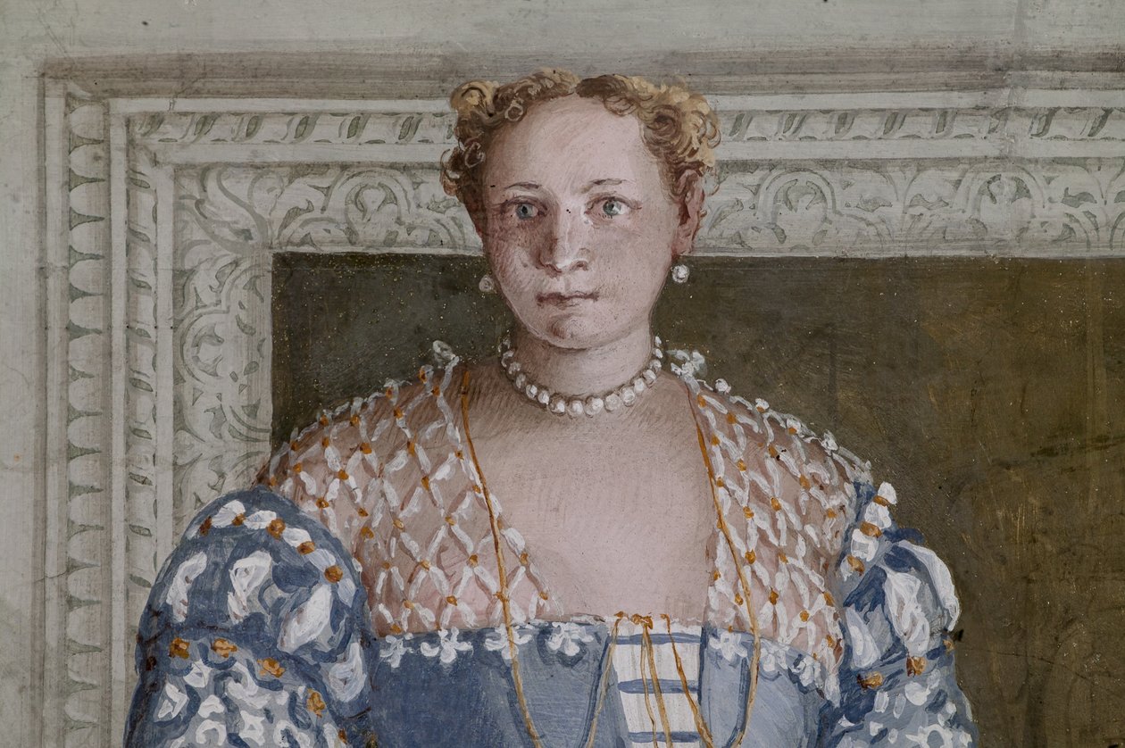 Donna Barbaro, Hall of Olympus, detalj av 2632651 av Veronese